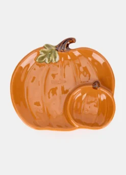 Vassoio antipasti a forma di zucca in ceramica
