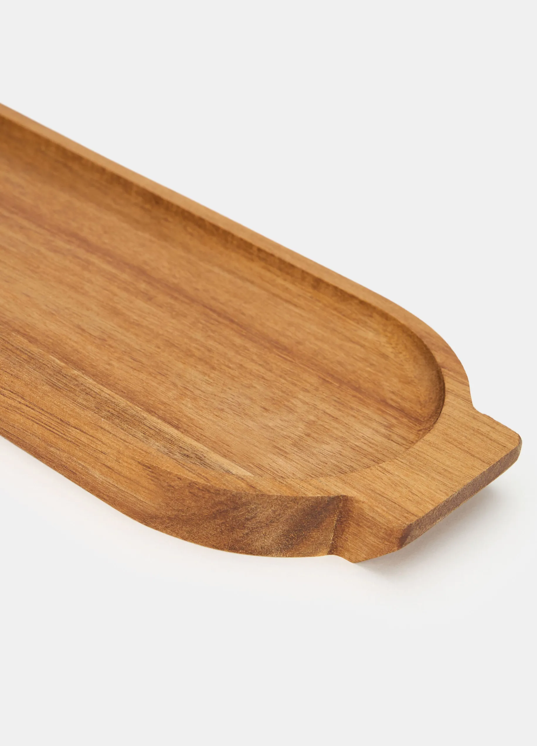 Vassoio ovale in legno di acacia